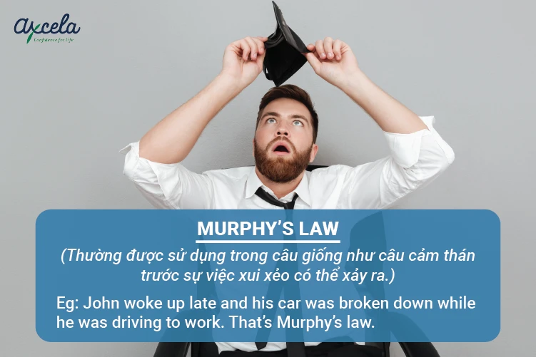 Sử dụng định luật Murphy trong tiếng Anh như thế nào?