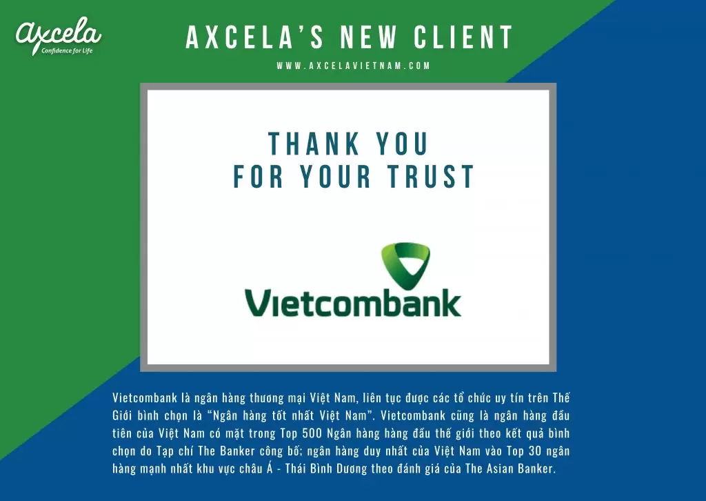 Vietcombank - Khách hàng tiếng Anh Doanh nghiệp tại Axcela