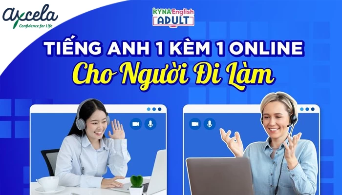 Trung tâm học tiếng 1 - 1 online Kyna.vn với giờ học tối ưu chỉ kéo dài 25 – 50 phút