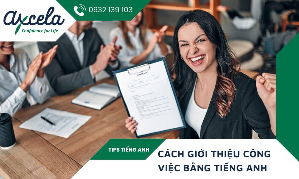 cách giới thiệu công việc bằng tiếng anh